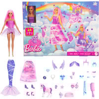Barbie Advent Calendar, Poupée Poupée mannequin, Femelle, 3 an(s), Garçon/Fille, 300 mm, 137 g
