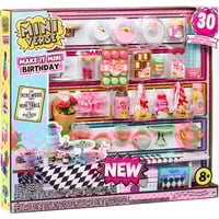 MGA Entertainment Make It Mini Birthday Multipack, Bricolage Miniverse Make It Mini Birthday Multipack, 8 an(s), Multicolore, Plastique, Résine