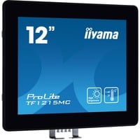 iiyama ProLite TF1215MC-B1 12.1" Moniteur tactile  Noir, 30,7 cm (12.1"), 1024 x 768 pixels, LCD, 25 ms, Noir
