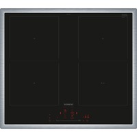 Siemens ED645HQC1E, Plaque de cuisson séparée Noir/en acier inoxydable