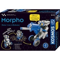 KOSMOS 62083 Jouets programmables, Robot Robot programmable, 8 an(s), Bleu, Gris