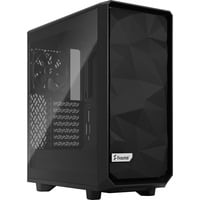 Fractal Design Meshify 2 Compact Lite boîtier midi tower Noir | 2x USB-A | Verre Trempé