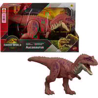 Mattel Jurassic World – Figurine articulée Aucasaurus Rugissement féroce Jurassic World – Figurine articulée Aucasaurus Rugissement féroce, 4 an(s), Gris, Rouge, Plastique