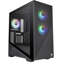 Thermaltake Divider 370 TG ARGB boîtier midi tower Noir | 2x USB-A | RGB | Verre Trempé