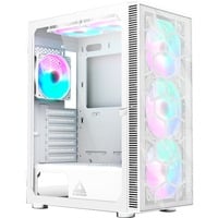 Montech  boîtier midi tower Blanc | 3x USB-A | RGB | Window