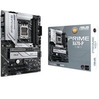 ASUS PRIME X670-P-CSM carte mère socket AM5 Noir/Argent, RAID, 2.5Gb-LAN, Sound, ATX