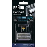 Braun Lame rasoir 31S (5000 Series) Argent, Tête de rasage, 1 tête(s), Noir, Plastique, Métal, Braun, geschikt voor de scheerapparaten 390cc, 370, 5895, 5875