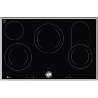 Neff T18BT16N0 Noir Intégré (placement) 80 cm Céramique 4 zone(s), Plaque de cuisson séparée Noir, Noir, Intégré (placement), 80 cm, Céramique, Verre, 4 zone(s)