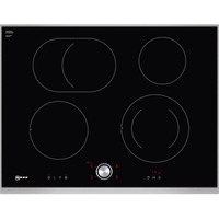 Neff TTT1776N Noir Intégré (placement) Céramique 4 zone(s), Plaque de cuisson séparée Noir/en acier inoxydable, Noir, Intégré (placement), Céramique, Verre-céramique, 4 zone(s), 4 zone(s)