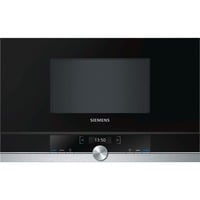 Siemens BF634LGS1 micro-onde Intégré (placement) 21 L 900 W Noir, Acier inoxydable, Four à micro-ondes Noir/Argent, Intégré (placement), 21 L, 900 W, Tactile, Noir, Acier inoxydable, Gauche