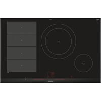 Siemens EX875LEC1E plaque Noir, Acier inoxydable Intégré (placement) Plaque avec zone à induction 4 zone(s), Plaque de cuisson séparée Noir, Noir, Acier inoxydable, Intégré (placement), Plaque avec zone à induction, Verre-céramique, 4 zone(s), 4 zone(s)