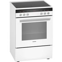 Siemens iQ300 HK9R3A220 four et cuisinière Céramique Blanc A, Jeu de cuisinière Blanc, Cuisinière, Blanc, Rotatif, Tactile, Devant, 1,2 m, Électronique