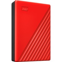 WD My Passport disque dur externe 4000 Go Rouge Rouge, 4000 Go, 3.2 Gen 1 (3.1 Gen 1), Rouge