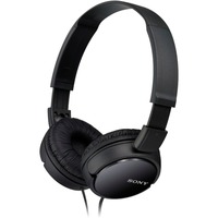 Sony MDR-ZX110 Écouteurs/casques  on-ear Noir, Avec fil, 12 - 22000 Hz, Musique, 120 g, Écouteurs, Noir