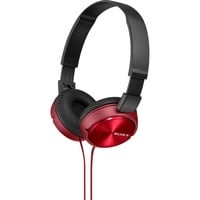 Sony MDR-ZX310R Casque Pliable  over-ear Rouge/Noir, Avec fil, 10 - 24000 Hz, Musique, 125 g, Écouteurs, Rouge