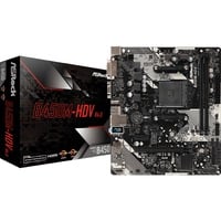 ASRock B450M-HDV R4.0, Socket AM4 carte mère RAID, Gb-LAN, Sound, µATX