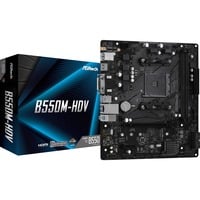 ASRock B550M-HDV carte mère socket AM4 RAID, Gb-LAN, Sound, µATX