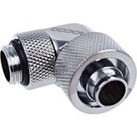 Alphacool Eiszapfen 16/10mm Compression fitting 90°, Connexion Chrome, Pivotable