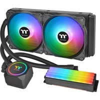 Thermaltake Floe RC240 Refroidisseur de liquide tout-en-un Noir, Watercooling Noir, Refroidisseur de liquide tout-en-un, 59,28 cfm, Noir