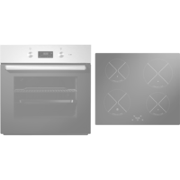 Bosch HEG578BB4, Jeu de cuisinière Noir/en acier inoxydable