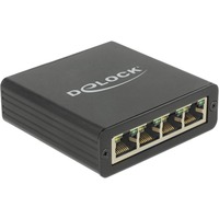 DeLOCK USB 3.0 > 4x Gigabit LAN, Adaptateur Noir, 0,8 mètres