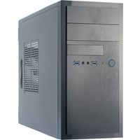 Chieftec HT-01B-350GPB unité centrale Midi Tower Noir 350 W, boîtier pc Noir | 2x USB-A