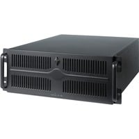 Chieftec UNC-411E-B unité centrale Support Noir, Argent 400 W boîtier rack Noir | 2x USB-A