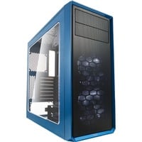 Fractal Design Focus G Midi Tower Noir, Bleu, boîtier pc Bleu | 2x USB-A | Window