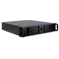 Inter-Tech 2U-2098-SK boîtier rack Noir | 2x USB-A