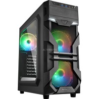 Sharkoon VG7-W RGB boîtier midi tower Noir | 2x USB-A | RGB | Window