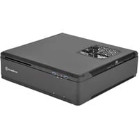 SilverStone Fortress FTZ01 Bureau Noir boîtier desktop Noir | 2x USB-A