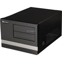 SilverStone SG02-F unité centrale Small Form Factor (SFF) Noir boîtier HTPC Noir | 2x USB-A