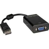 DeLOCK 61848 câble vidéo et adaptateur 0,125 m VGA (D-Sub) DisplayPort Noir Noir, 0,125 m, VGA (D-Sub), DisplayPort, Mâle, Femelle, Noir