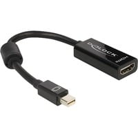 DeLOCK Mini DisplayPort 1.1 > HDMI, Adaptateur Noir, 0,127 mètres