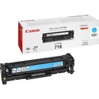 Canon CRG-718 C Cartouche de toner 1 pièce(s) Original Cyan 2900 pages, Cyan, 1 pièce(s), Vente au détail