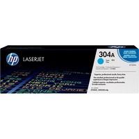 HP 304A, Toner Turquoise, CC531A, Cyan, Vente au détail