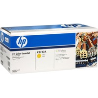 HP 307A, Toner CE742A, Jaune, Vente au détail