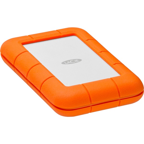 LaCie Rugged USB-C disque dur externe 2000 Go Orange, Argent