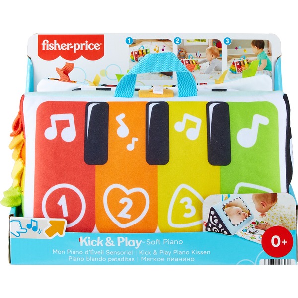 Fisher price Piano à Coup De Pied Doux Multicolore