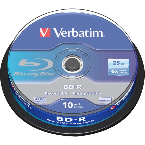 MediaRange MR513 disque vierge Blu-Ray BD-R 25 Go 25 pièce(s), Disques Blu- ray 25 Go, BD-R, Boîte à gâteaux, 25 pièce(s)